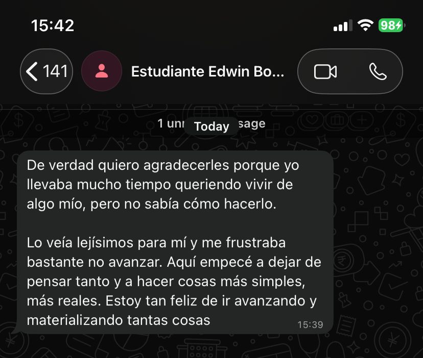 Testimonio — Acción real, vida propia