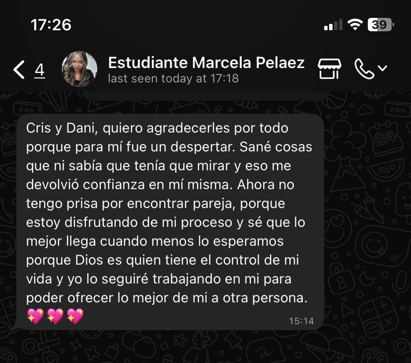 Testimonio — Confianza y propósito