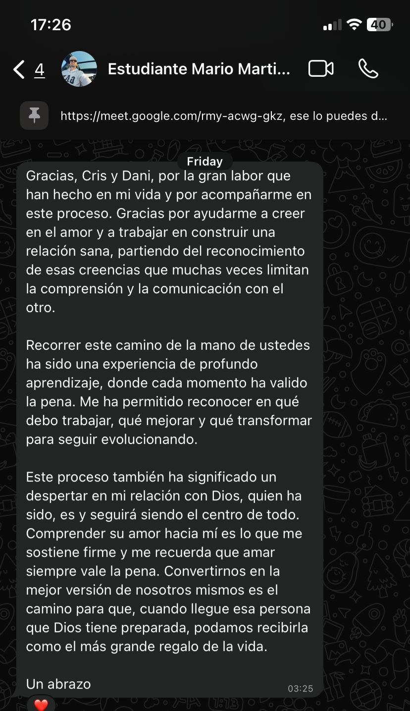 Testimonio — Despertar espiritual